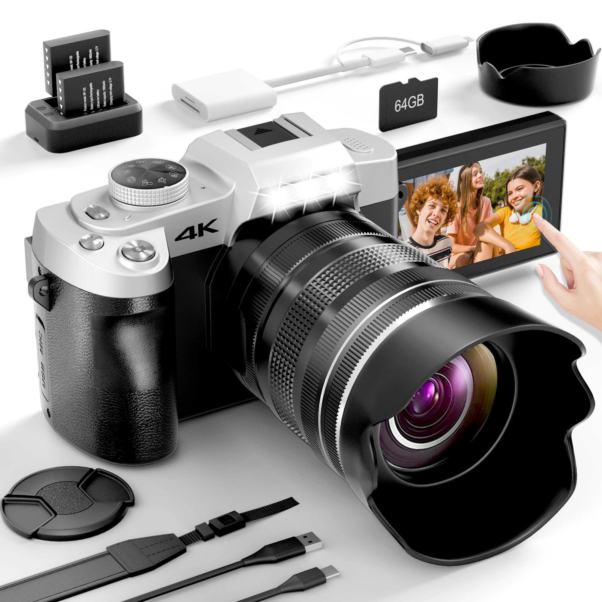 Amazon.com : Yatao Cameras for Photography & Vlogging,75MP 4K